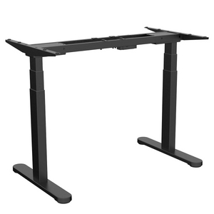 Wide Metal Frame Electric Standing Desk for Home