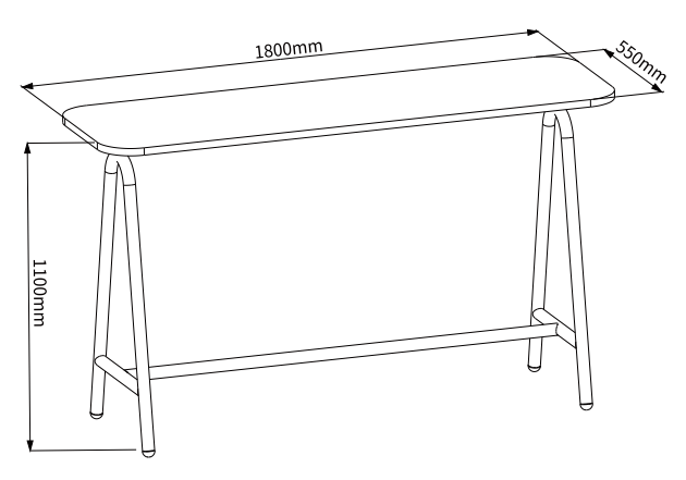 High Bar Table Specification