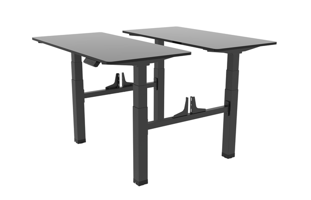 Double Workstation Adjustable Height Sit-Stand Desk for Active working