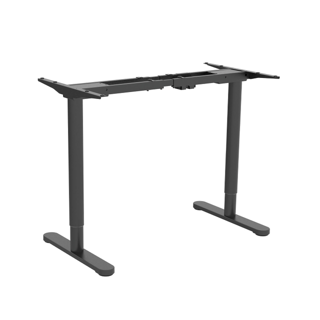  Height Adjustable Standing Desk Suitable for Workstation with Wide Glass Desktop by Fumei Technology