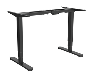 Compact Metal Frame Electric Standing Desk for Home