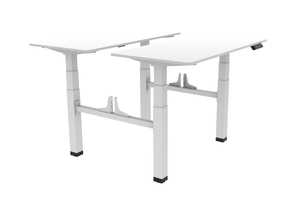 Double Workstation Adjustable Height Sit-Stand Desk for Active working