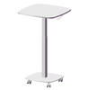 Adjustable Height Pneumatic Standing Desk with Mobile Wheels for Office & Home Use